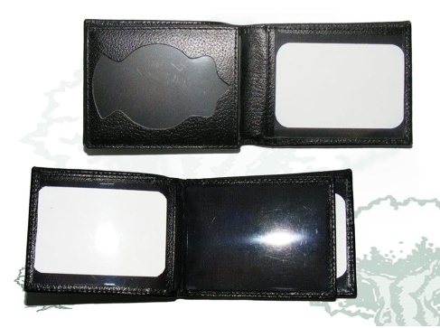 Cartera con monedero Policía Nacional para chapa