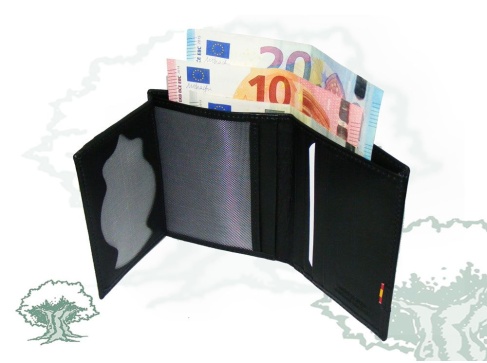 Cartera Policía Nacional con bandera de España para chapa