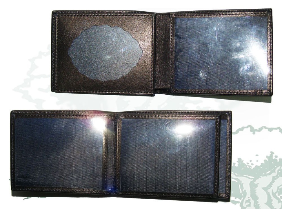 Cartera monedero exterior con chapa