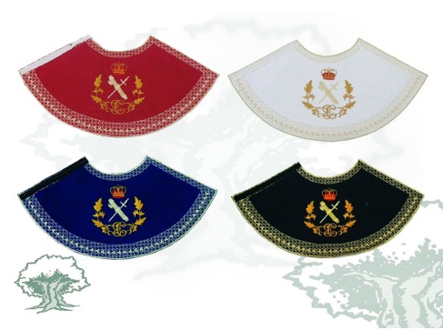 Manto Virgen del Pilar Guardia Civil varios colores