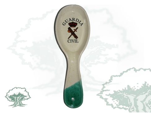Cuchara Guardia Civil de cerámica