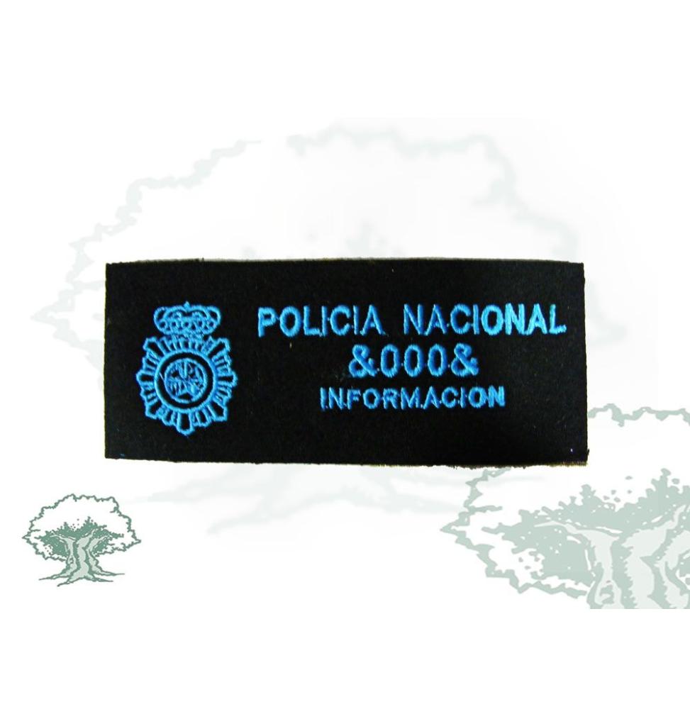 Galleta Información de la Policía Nacional personalizada