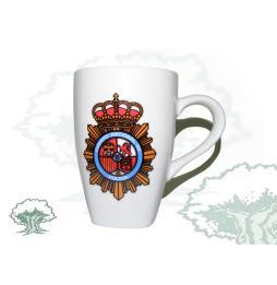 Taza Policía Nacional de cerámica