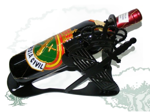 Porta vino de forja Guardia Civil