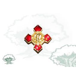 Pin Orden del Mérito Policial distintivo rojo