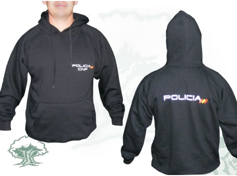 Sudadera Policía Nacional con capucha
