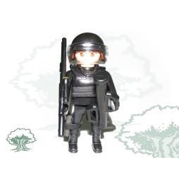 Muñeco articulado GEO de la Policía Nacional