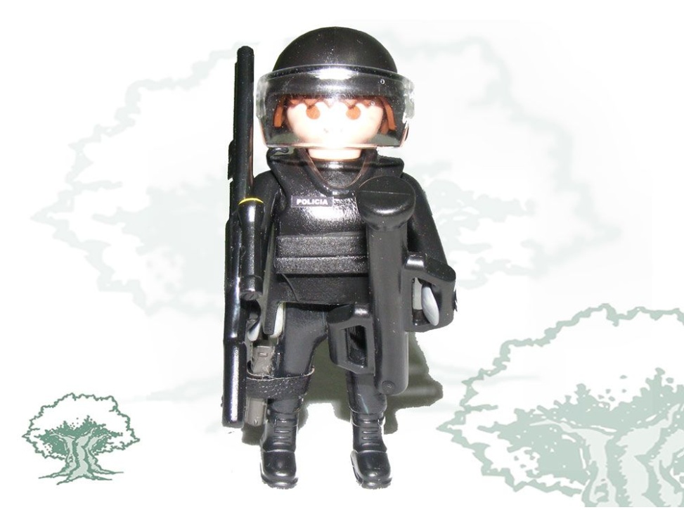 Muñeco articulado GEO Policía Nacional