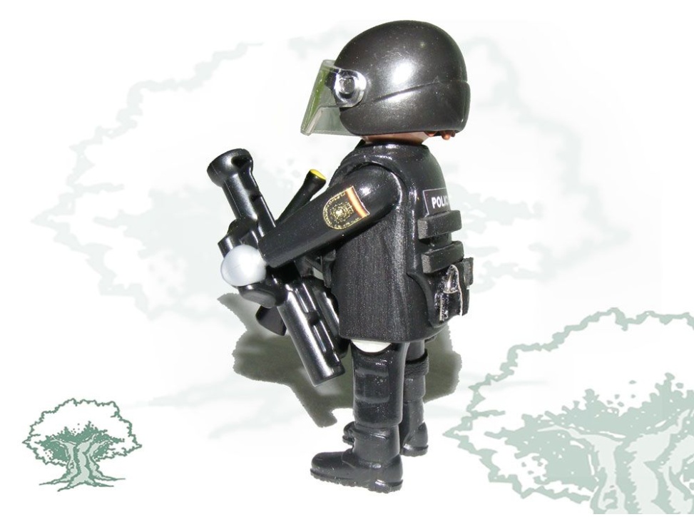 Muñeco articulado GEO Policía Nacional