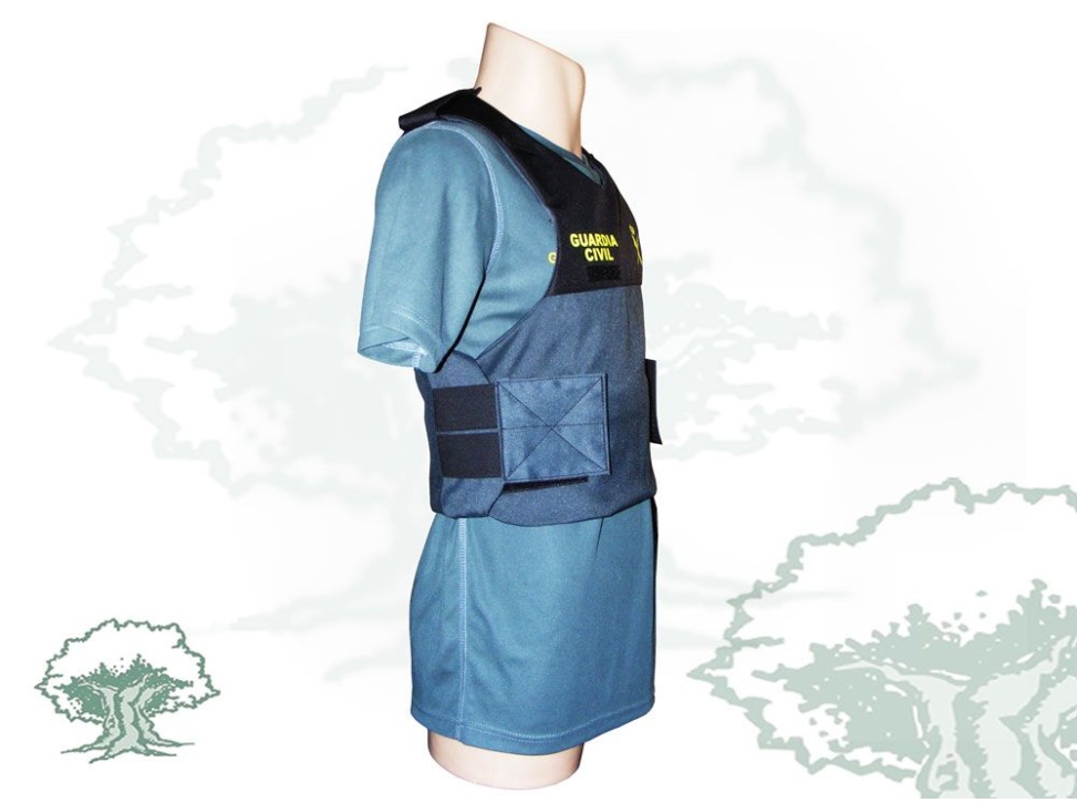 Funda para chaleco antibalas Guardia Civil exterior