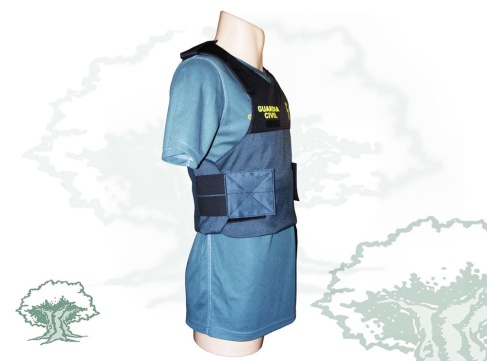 Funda chaleco antibalas Guardia Civil exterior