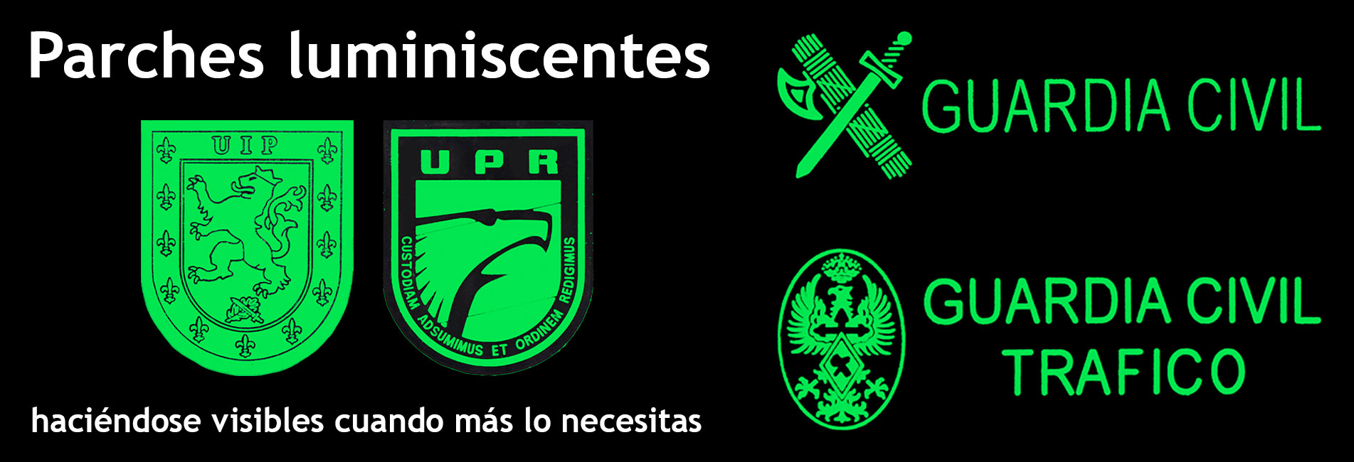 Parches luminiscentes